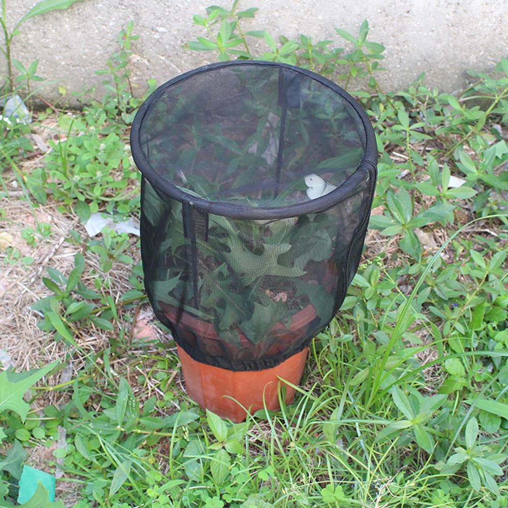 Capa de Rede para Plantas com Zíper Rede de Malha Bolsa Protetora Cobertura de Plantas de Jardim Proteção de Frutas Cobertura de Jardim