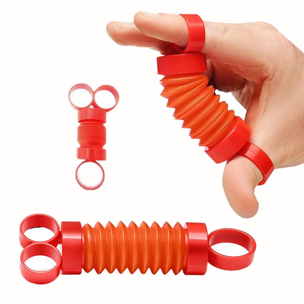 1pcs New Finger Pull Tube Poptubes Telescopic Sensory Pop Finger Movement Stretch Tube for Autism Stress Relief Toys Gifts
