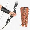 Protecție braț cu săgeată din piele Acoperire completă Arc compus tradițional Arc recurbat Protecție braț cu săgeată pentru adult Mână dreaptă/stângă Protecție 5