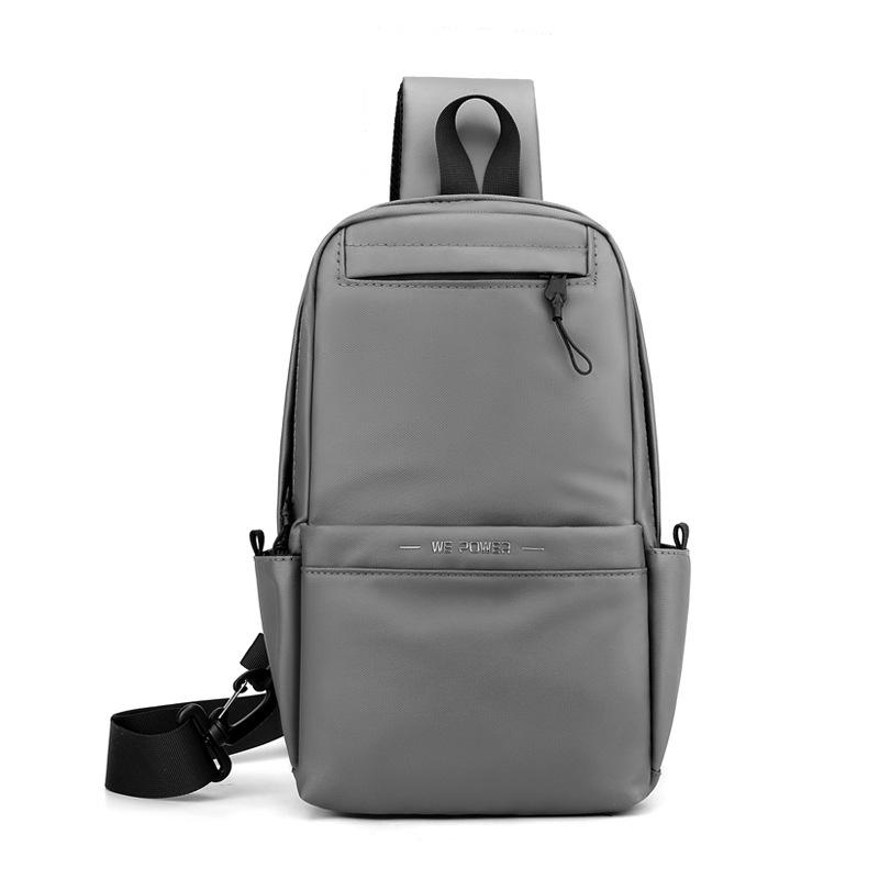 Men Waterproof Nylon Large Capacity Chest Bag Outdoor Travel Crossbody Bag High Quality Casual Shoulder Sling Daypack