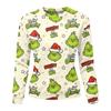 Women's Casual Christmas Print Neck Pullover Sweatshirt