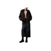 Minimalist Waterproof Solid Color Stand Collar Long Sleeve Cotton Jacket Women Jackets Black 40WL538-001