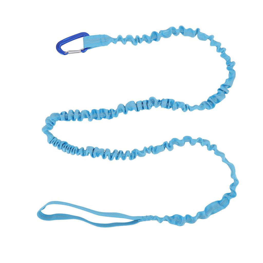 Bike Tow Rope Natural Length 1.7m Stretchable Design Nylon Alloy Portable Mountain Bike Pulling Rope for Outdoor