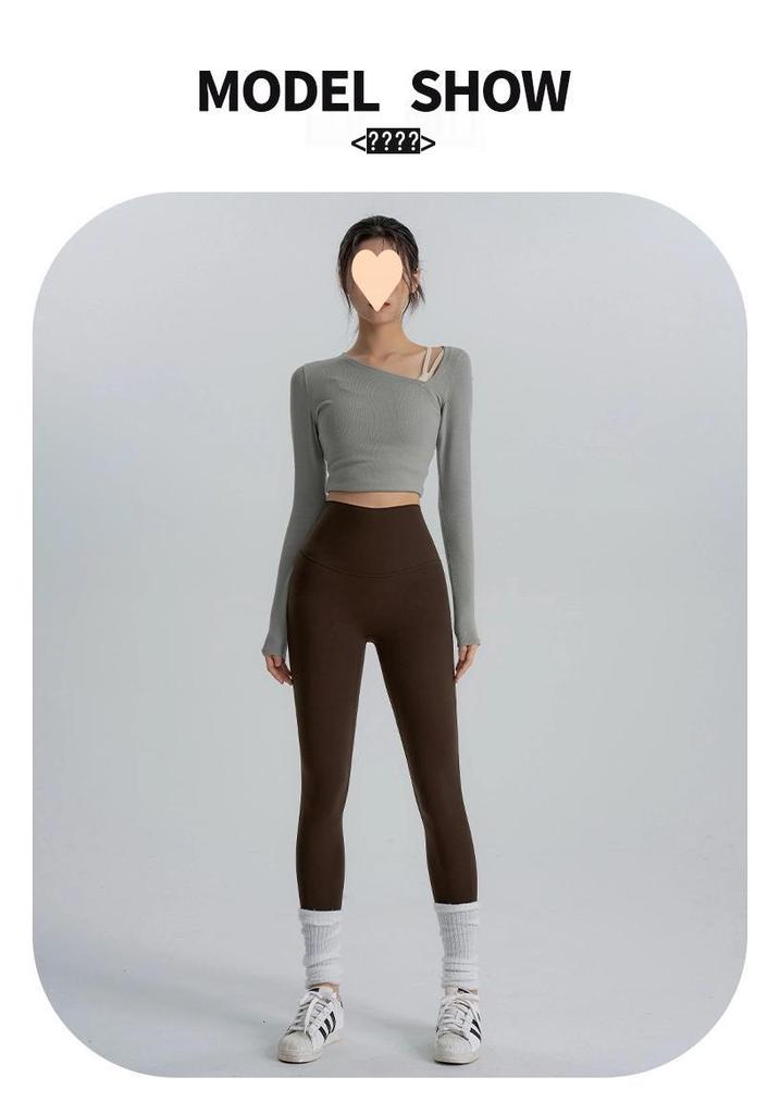 High-Waisted Butt-Lifting Stretchy Yoga Pants for Women - Quick-Drying Slim Fit