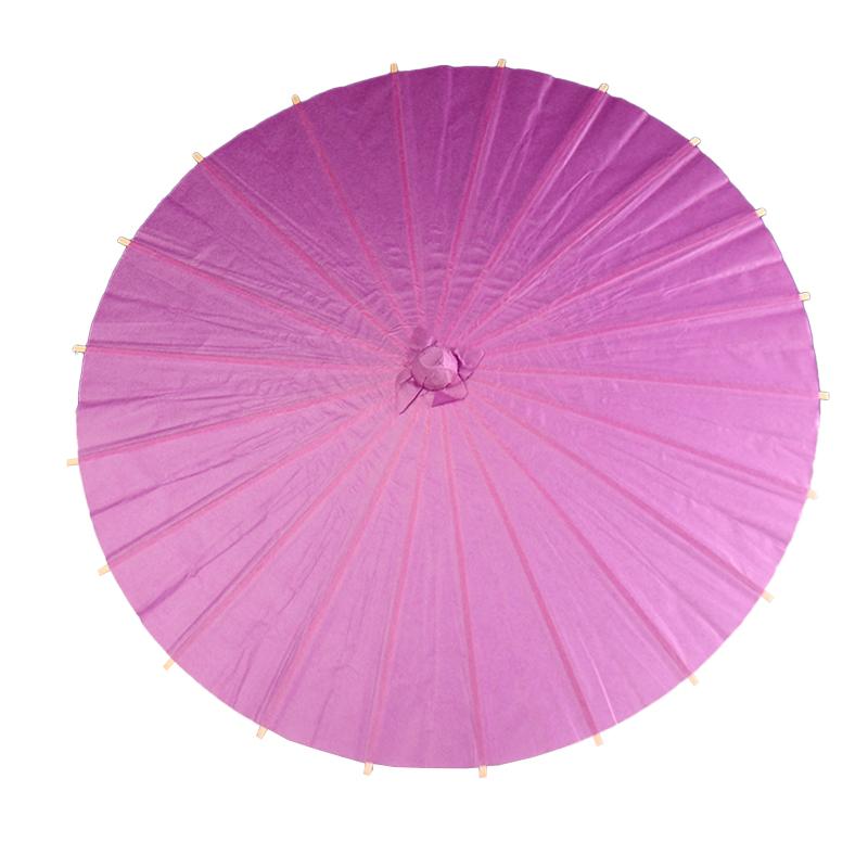 1Pc Parasol Folding Paper Umbrella DIY Home Decoration Chinese Art Dance Party Props Bamboo