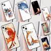 Watercolor Painting The Fox Phone Case For iPhone 16 15 Pro Max 11 12 13 14 Pro Max Mini XR 16 15 Plus 16e Cover Shell