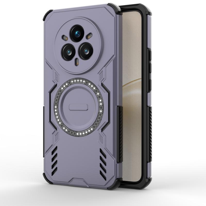 For Realme 14 Pro Plus Case Cover OPPO Realme 14 Pro Plus Capas Annular Magnetic Magsafe Wireless Charge Case Realme 14 Pro Plus