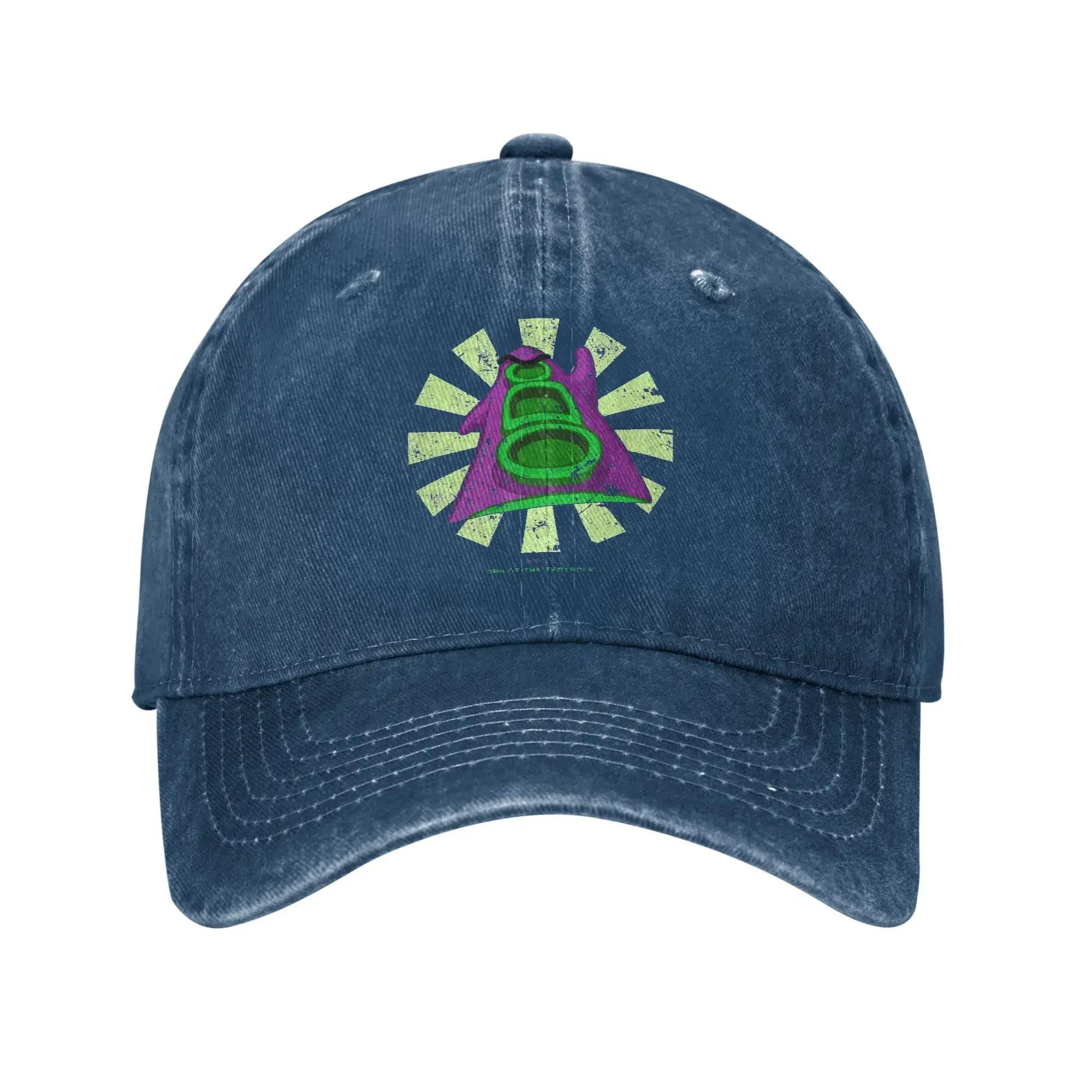 Summer Maniac Mansion Day of the Tentacle  Japanese Baseball Cap Sun  Breathable Washed Hats Women Men Tennis Skate Snapback Cap One Size