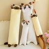 Cuscino Coperta Lungo per Dormire 50/70cm Cuscino a Gamba di Gatto Cuscino Coperta Peluche Kawaii Regali di Compleanno