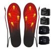 Heated Insoles Rechargeable 7.4V 2700mAh Battery Up To 12 Hours Heating Button Control Foot Warmers for Men & Women