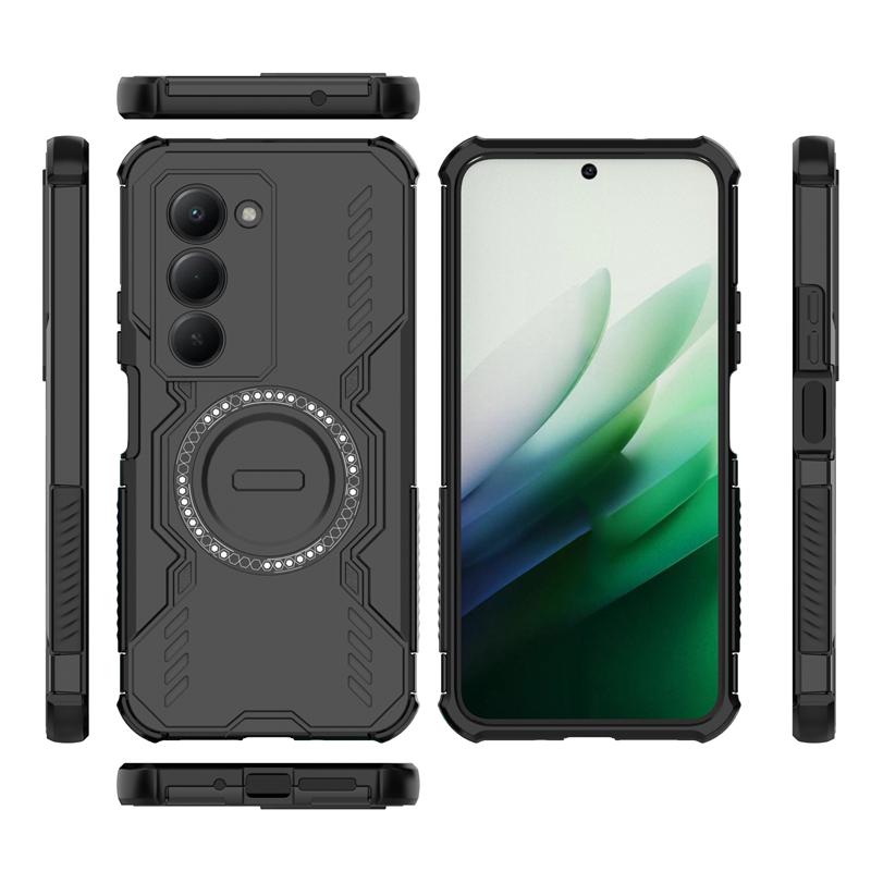 For Xiaomi Redmi 15 Case For Redmi 15 15C Anti-knock Magnetic Adsorption Wireless Charge Back Cover For Redmi 15 Case 6.9 Inch