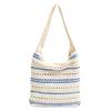 Casual Shoulder Bag Women's Autumn and Winter New Fashion Bucket Bag Hollow Large Capacity Underarm Bag Woven Bag