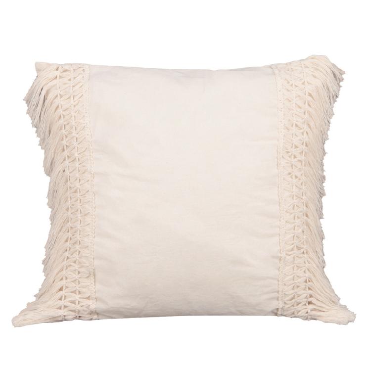 

Farmhouse Boho Pillow Covers with Fringes for Sofa Couch Living Room Bedroom 45*45cm