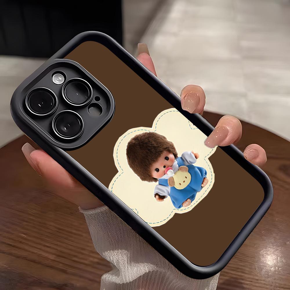 

Cartoon M-Monchhichis Phone Case For IPhone 17 Pro Max 15 Pro 16 14 Plus 12 13 Mini 11 Pro Shockproof Soft Cover iPhone 16e