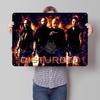 Disturbed Band Rock D Texture Metal Poster Customized Wall Art Tin Sign Gift for Mancave Bar Accessories Desk Decor Room House