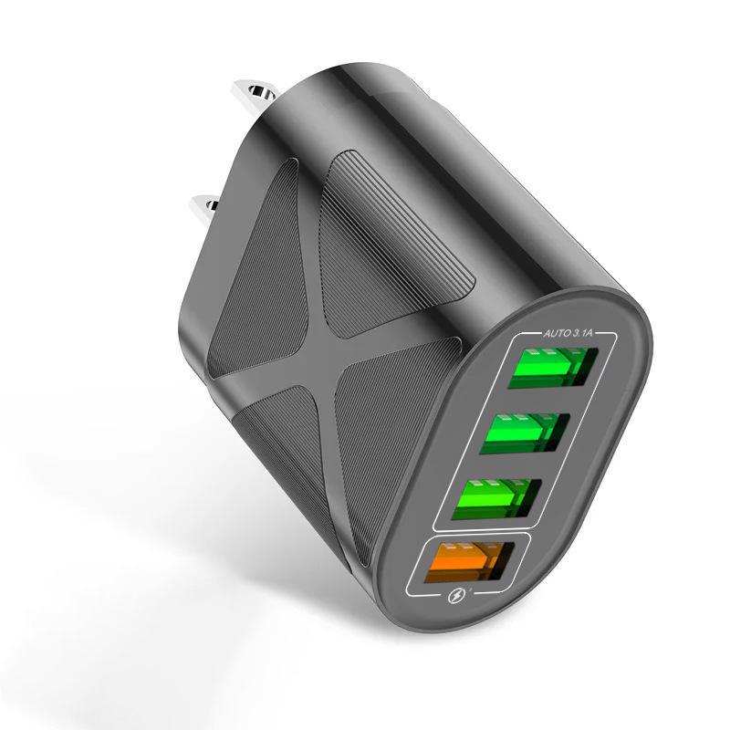 PD33W QC3.0 65W GaN Multi-Port Fast Charger with US Plug
