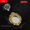 Betta Fish Exercise Mirror with Engraving Ideal for Retro Styled Aquatic Environment