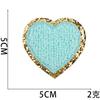 Cross-Border Smiley Face Embroidery Cloth Sticker Towel Embroidery Lightning Patch Sticker Ironing Greet Computer Embroidery Chapter Boy Love Sticker
