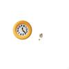 Silent Contemporary Wall Clock And Nordic Sculpture Abstract Metal Figurine for Kitchen Dining Room