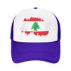 Mesh Sun Hats Lebanon Flag Summer Trucker Hat For Unisex Adult  Street Style Wholesale Outdoor Sports Baseball Cap