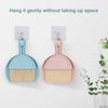 1 Set Mini Broom Dustpan Set Durable Compact Desktop Cleaning Brush Hanging Hole Design Brush Home Accessory
