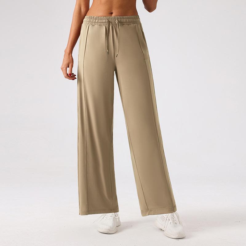 Ice Silk Quick-Dry Wide-Leg Sun Protection Fitness Pants