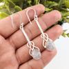 Black Rutile Earrings, Handmade Gemstone Earrings, 925 Solid Sterling Silver Earrings Antique Jewelry, For Anniversary Gift