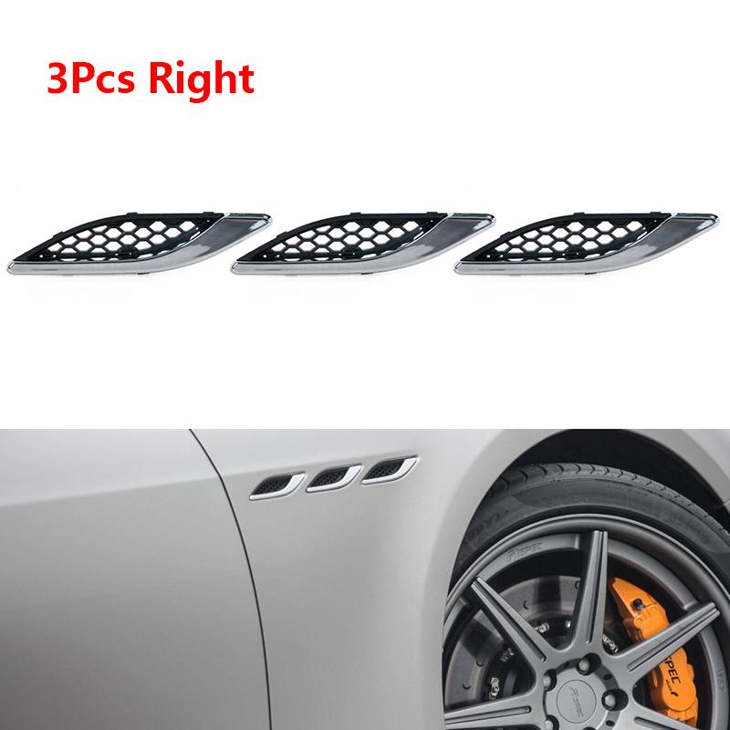 For Maserati Ghibli 2014-2021 Car Front Side Grille Air Intake Fender Vents Grill Auto accessories 670029939 670029940