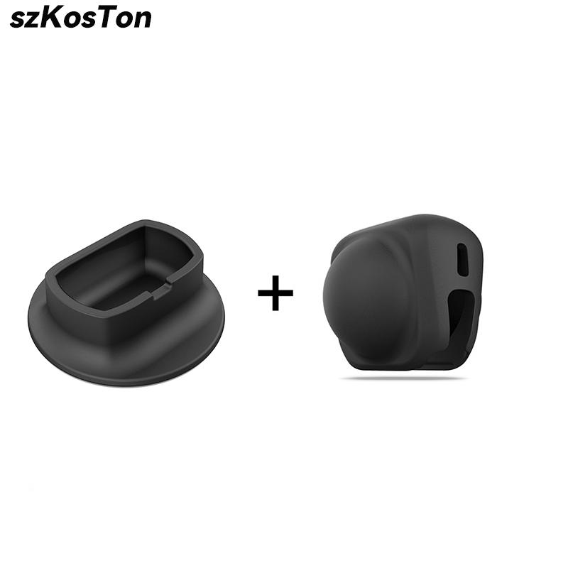 For Insta360 X5 X4 Silicone Stand Base + Lens Cover + Protective Cover Upright Holder For Insta 360 X5 Action Camera Accessories