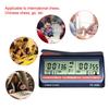 Board Game Clock USB Charging Chess Clock Hour Meter Stopwatch with  Delayed Countdown Function for International Chess