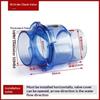 PVC Movable Transparent Anti Reflux Valve Anti Backwash Blockage Proof for Home Renovation Plumbing Works