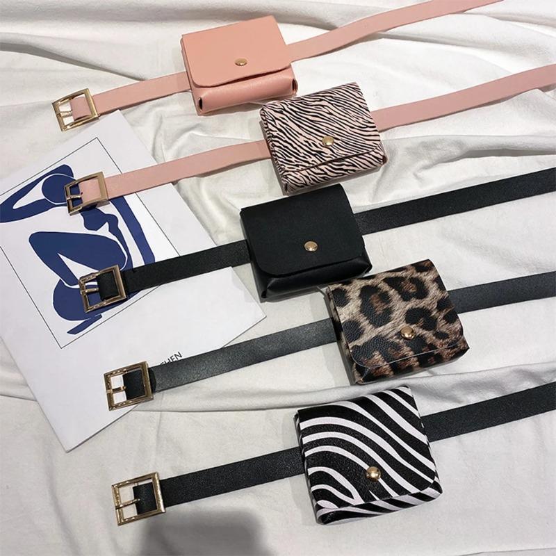Women Waist Pack Leather Fanny Pack Mini Belt Bag Crossbody Bags Fashion Exquisite Shopping Bag