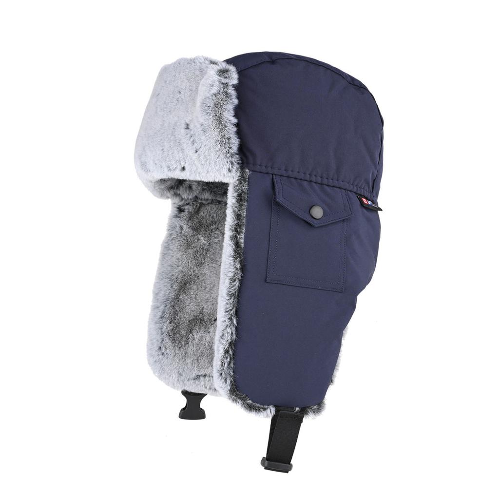 Hat Men's Winter Fleece Thickened Warm Big Head Ear Cap Cycling Windproof Ski Cotton Hat Women