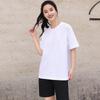 TLUOMAN Unisex Drop-Shoulder Loose Short-Sleeve T-Shirt