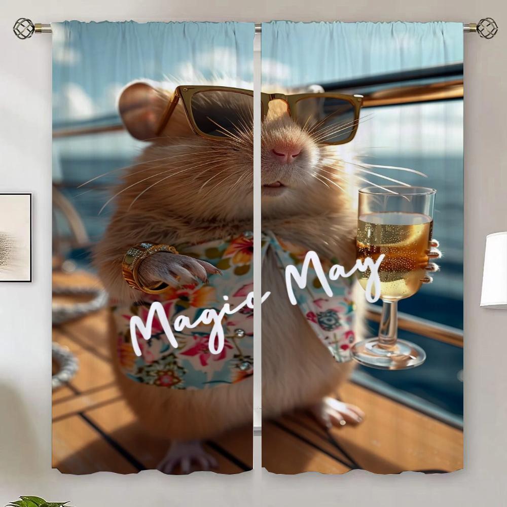 

Let s Drink Kitchen Curtains House Room Window Blinds Home Interior Curtains Salon 2 Pieces Chiffon Curtain for Quarto Partition W50xH70cmx2pcs-CL