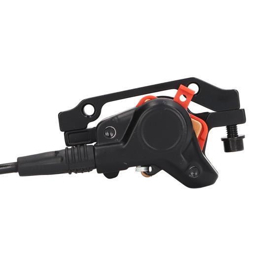 2pcs Electric Bike Hydraulic Disc Brakes 4 Piston Front Rear Oil Pressure Disc Brake Set for Modification 