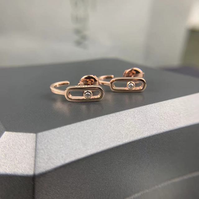 

Модные классические женские серьги-гвоздики из стерлингового серебра 925 пробы с изогнутым крючком, трендовая индивидуальность, простой модный артефакт розового золота