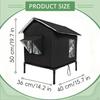 Outdoor Cat House Cats Tent Stray Shelter for Winter Porch Patio