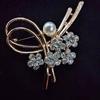 High-End Luxury Flower Pearl Brooch and Corsage Pin – Creative Versatile Accessory