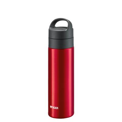 Tiger Thermos Water Bottle 480ml Vacuum Insulated Carbonated BottleBottleWarm/Cold Portable Compact Red MKB-T481RB