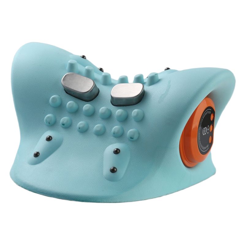 Good-Portable For Neck Massage Pillow, 3 In 1 For Neck& Shoulder Heating Relaxer For Home,Office Use