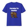Everyday IM Shufflin Classic T Shirt Funny Cartoon Lover  vintage Washed Versatile Stretched Slightly streetwear Casual