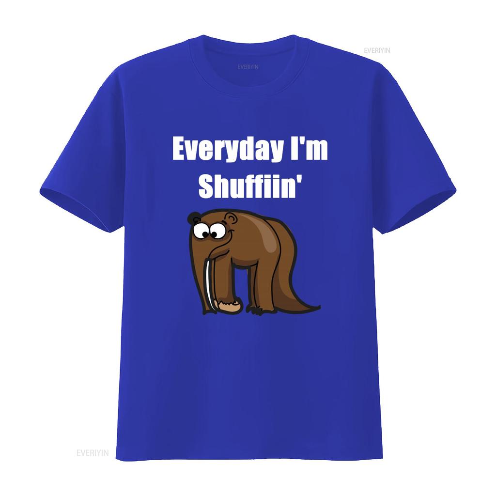 Everyday IM Shufflin Classic T Shirt Funny Cartoon Lover vintage Washed Versatile Stretched Slightly streetwear Casual