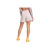 adidas Solid Color Lace-Up Straight Casual Shorts Women Shorts Pink IS1217