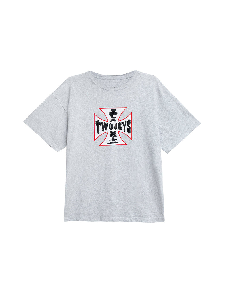 2025 Fashion Trend Brand Summer West Coast Style Short Sleeves Cotton Printing Tees Casual Loose T-shirt Street Wear Unisex