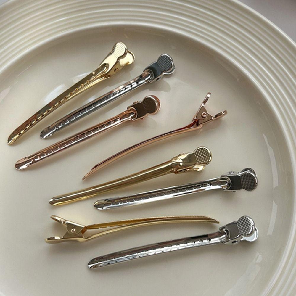 20Pcs DIY Hair Salon Fixed Clips 9.5cm Duckbill Fluffy Clamps DIY Hairdressing Hairpins  Barber
