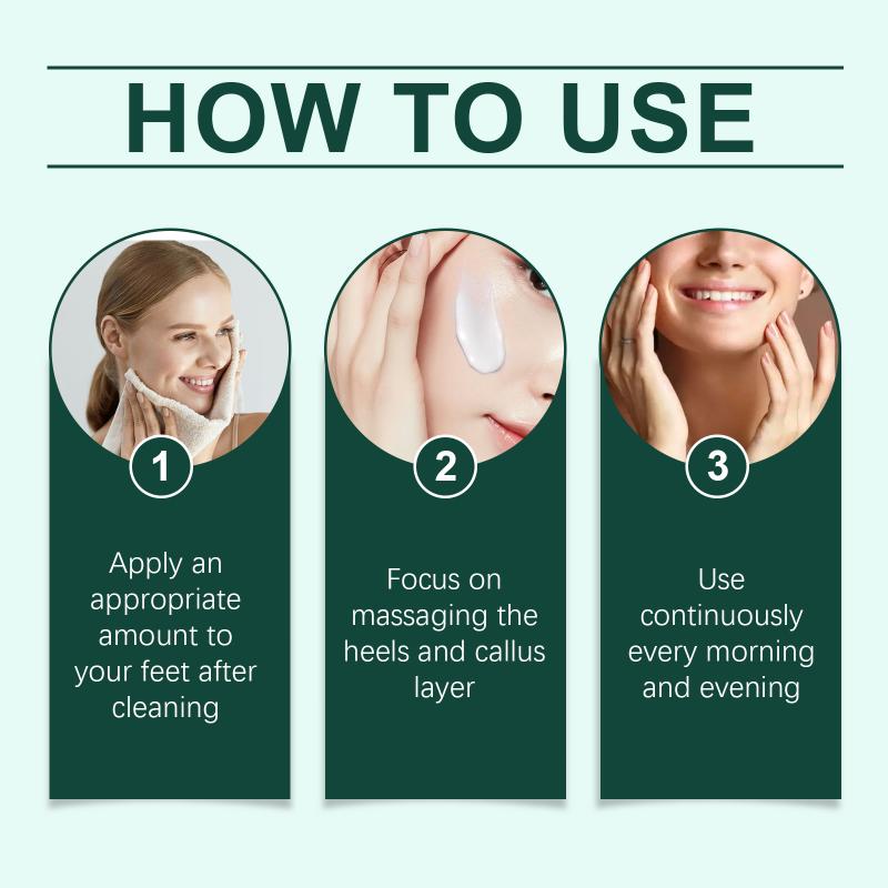 Cracked Heel Moisturizing Cream Deep Hydration for Hands and Feet Softening Remover Suits Daily and Night Time Use