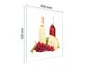 GLAS-SCHNEIDEBRETT 45x52 WEIN