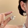 S925 Silver Needle Large Hoop Earrings - Japanese & Korean Style, Fashionable & Versatile, Celebrity-Inspired.