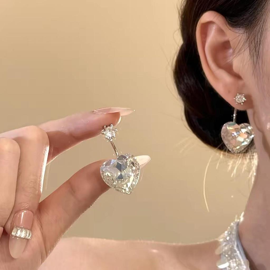 S925 Silver Needle Large Hoop Earrings - Japanese & Korean Style, Fashionable & Versatile, Celebrity-Inspired.